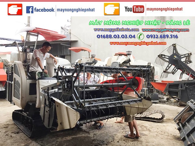 Xuất bán máy gặt lúa kubota dc35 tại Thái Nguyên